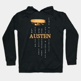 Jane Austen novels design Hoodie